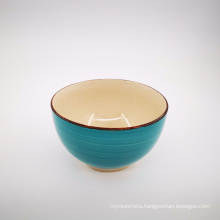 hand painted stoneware 5.5"bowl,customer design,